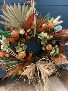 Autumn Dried Flower Wreath